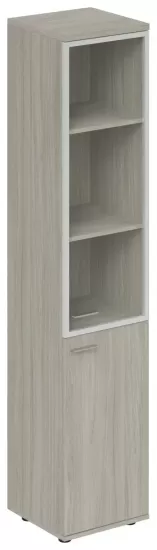 Шкаф высокий со стеклом правый