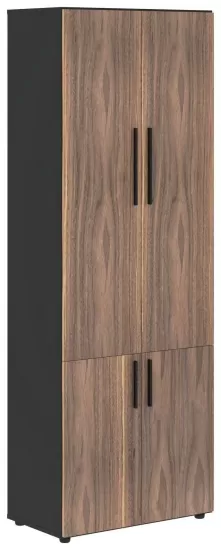 Шкаф с глухими средними и малыми дверьми