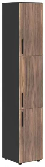 Шкаф-колонка с 3-мя глухими малыми дверьми правая