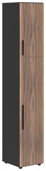 Шкаф-колонка с глухими малыми и средними дверьми правая