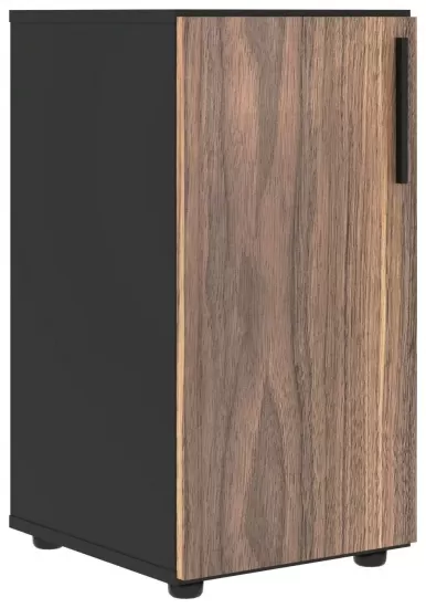 Шкаф-колонка с глухой малой дверью левая