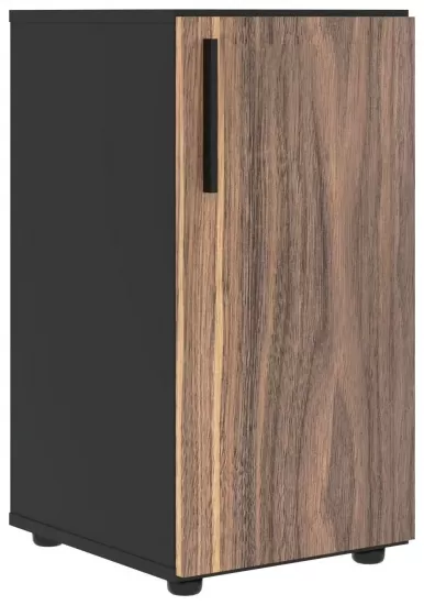 Шкаф-колонка с глухой малой дверью правая